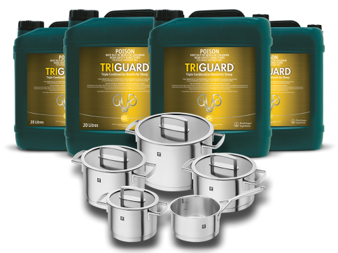 Buy 4 x Triguard 20 L & Get a FREE Zwilling Pot Set