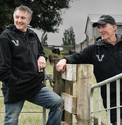 Cattle-farmers-wearing-branded-anoraks