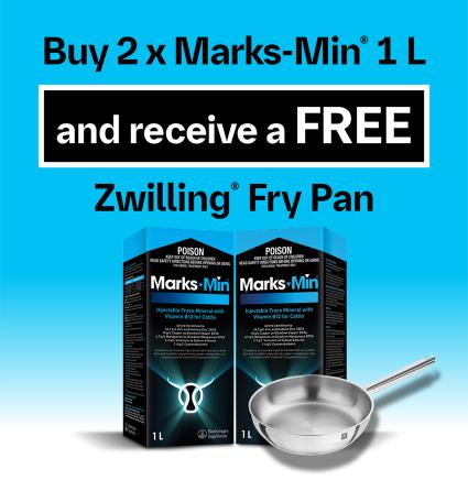 Buy 2 x Marks-Min 1 L to receive a FREE Zwilling Fry Pan, valued at an RRP of $120. Purchase your products from participating stockists to claim your fry pan while stocks last. 